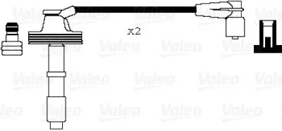 Compra Hoy Juego de cables de encendido VALEO 34.6001